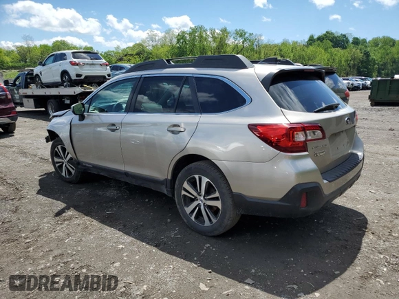 2018 Subaru Outback Limited with VIN 4S4BSANC6J3279669, listed as a Copart auction lot 55331095 with 76,741 mi miles and Salvage Title. Bid and sale history available at DreamBid. Image 2.