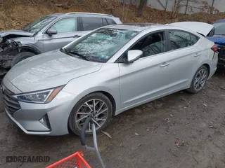 2019 Hyundai Elantra SEL with VIN 5NPD84LF6KH453451, listed as a IAAI auction lot 41387709 with 23,377 mi miles. Bid and sale history available at carsss.com. Image 22.