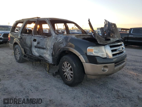 2014 Ford Expedition XLT with VIN 1FMJU1H58EEF46498, listed as a Copart auction lot 41600135 with Not provided miles and Non repairable. Bid and sale history available at DreamBid. Image 4.