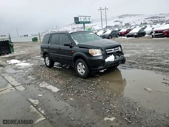 2007 Honda Pilot LX with VIN 5FNYF18197B021915, listed as a Copart auction lot 49653195 with 148,190 mi miles and Salvage Title. Bid and sale history available at carsss.com. Image 12.