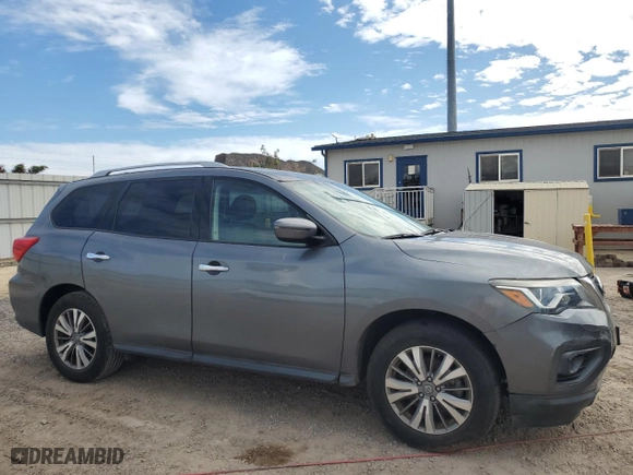 2019 Nissan Pathfinder SV with VIN 5N1DR2MN1KC621804, listed as a Copart auction lot 53904365 with 43,144 mi miles and Salvage Title. Bid and sale history available at carsss.com. Image 4.
