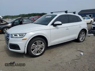 2019 Audi Q5 Premium Plus z VIN WA1BNAFY1K2040599, wystawiony jako Copart lot #59873465 z przebiegiem 51 270 mil mil oraz Szkoda całkowita • Salvage title. Historia ofert i sprzedaży dostępna na DreamBid. Obrazek 1.