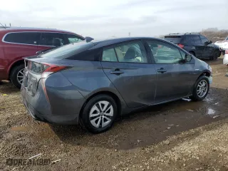 2017 Toyota Prius Two with VIN JTDKBRFU0H3038968, listed as a Copart auction lot 50077895 with 100,286 mi miles and Salvage Title. Bid and sale history available at carsss.com. Image 3.