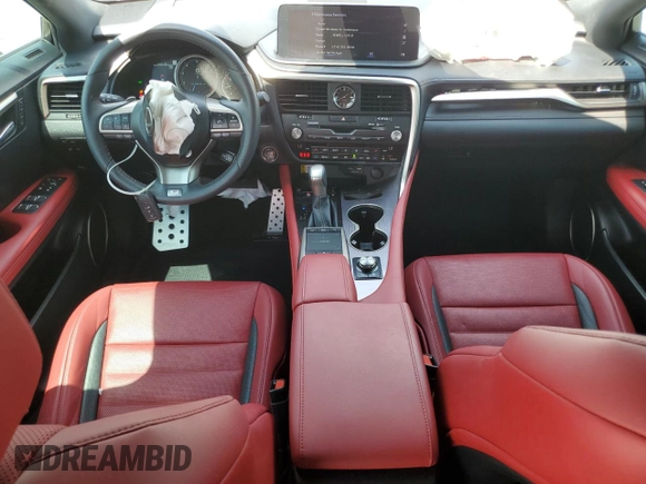 2022 Lexus RX 350 F Sport with VIN 2T2YZMDA0NC312444, listed as a Copart auction lot 53786205 with 60,684 mi miles and Salvage title. Bid and sale history available at DreamBid. Image 8.