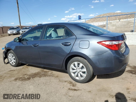 2016 Toyota Corolla L z VIN 2T1BURHEXGC570962, wystawiony jako Copart lot #56691285 z przebiegiem 103 872 mil mil oraz Szkoda całkowita • Salvage title. Historia ofert i sprzedaży dostępna na DreamBid. Obrazek 2.