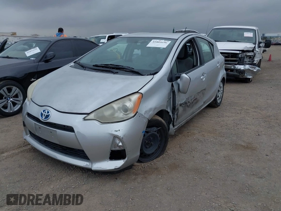 2013 Toyota Prius One with VIN JTDKDTB38D1552111, listed as a IAAI auction lot 41884696 with 151,987 mi miles. Bid and sale history available at carsss.com. Image 2.