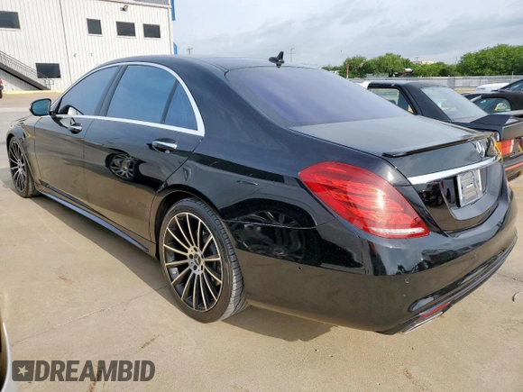 2015 Mercedes-Benz S 550 with VIN WDDUG8CB5FA133287, listed as a Copart auction lot 54829225 with 55,878 mi miles and Salvage Title. Bid and sale history available at carsss.com. Image 2.