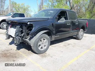 2024 Ford F-150 XLT with VIN 1FTFW3LD1RFA75938, listed as a IAAI auction lot 42011485 with 14,674 mi miles. Bid and sale history available at carsss.com. Image 2.