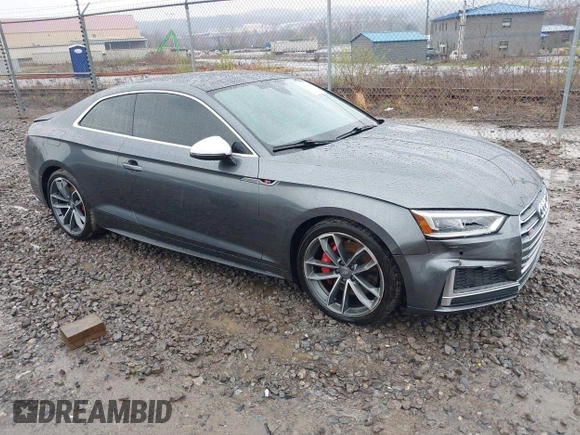 2018 Audi S5 Prestige z VIN WAUR4AF54JA040952, wystawiony jako IAAI lot #41999272 z przebiegiem 57 983 mil mil oraz . Historia ofert i sprzedaży dostępna na DreamBid. Obrazek 1.
