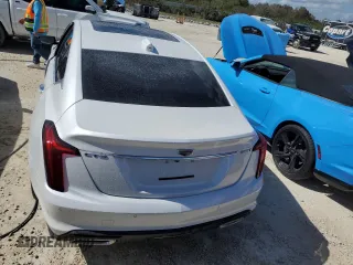 2025 Cadillac CT5 Premium Luxury with VIN 1G6DN5RW9S0100675, listed as a Copart auction lot 77497624 with Not provided miles and Salvage title. Bid and sale history available at DreamBid. Image 6.