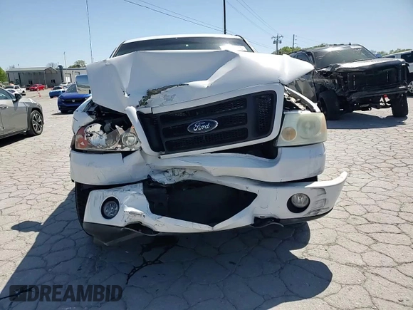 2007 Ford F-150 STX with VIN 1FTRX12W07FB65483, listed as a Copart auction lot 53343795 with 211,803 mi miles and Salvage Title. Bid and sale history available at DreamBid. Image 10.