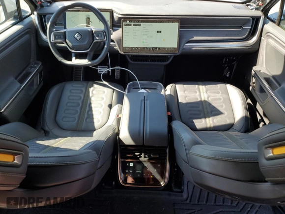 2024 Rivian R1S Adventure with VIN 7PDSGBBA4RN036045, listed as a Copart auction lot 74982414 with 9,256 mi miles and Salvage Title. Bid and sale history available at carsss.com. Image 8.