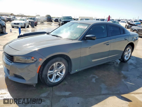 2023 Dodge Charger SXT with VIN 2C3CDXBG2PH702853, listed as a Copart auction lot 45122365 with 31,510 mi miles and Clean Title. Bid and sale history available at DreamBid. Image 1.
