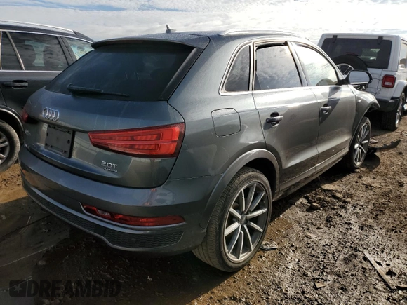 2018 Audi Q3 Premium Plus with VIN WA1JCCFS9JR024052, listed as a Copart auction lot 60452962 with 22,841 mi miles. Bid and sale history available at carsss.com. Image 4.