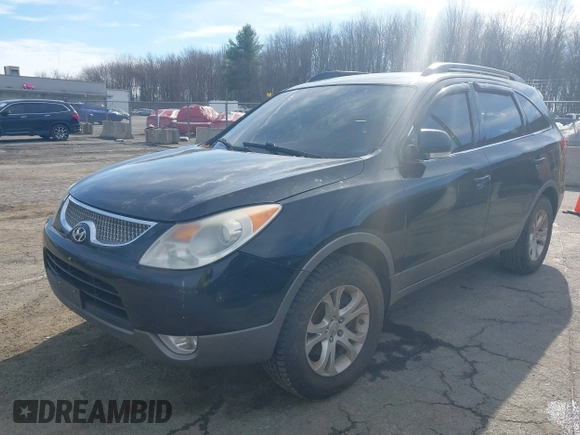 2011 Hyundai Veracruz GLS with VIN KM8NUDCCXBU176942, listed as a IAAI auction lot 41837043 with 128,446 mi miles and . Bid and sale history available at DreamBid. Image 2.