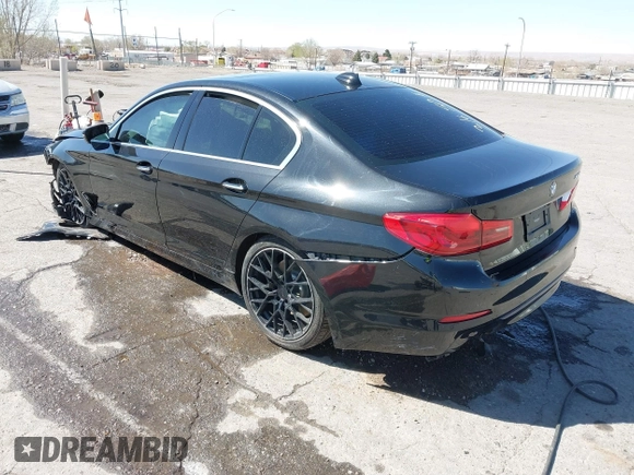 2018 BMW 5 Series 540i with VIN WBAJE5C52JWA97999, listed as a IAAI auction lot 41763708 with Not Provided miles and . Bid and sale history available at carsss.com. Image 3.