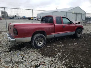 1999 Dodge Dakota SLT with VIN 1B7GL22X0XS268203, listed as a Copart auction lot 85155594 with 185,142 mi miles and Salvage Title. Bid and sale history available at carsss.com. Image 3.