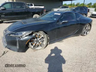 2021 Lexus LC with VIN JTHBP5AY5MA101698, listed as a Copart auction lot 48954355 with 39,483 mi miles and Clean Title. Bid and sale history available at carsss.com. Image 1.