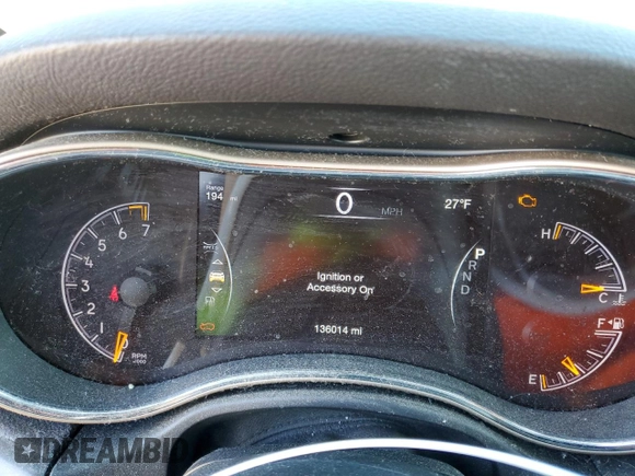 2017 Jeep Grand Cherokee Laredo with VIN 1C4RJFAG9HC609830, listed as a Copart auction lot 47599295 with 136,014 mi miles and Salvage title. Bid and sale history available at DreamBid. Image 9.