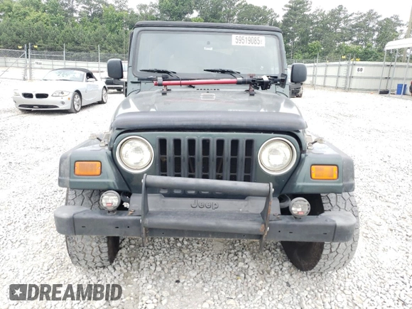 2003 Jeep Wrangler Sport with VIN 1J4FA49S03P330858, listed as a Copart auction lot 59519085 with Not provided miles and Salvage title. Bid and sale history available at DreamBid. Image 5.