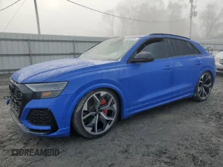 2022 Audi RS Q8 z VIN WU1ARBF15ND007471, wystawiony jako Copart lot #85458484 z przebiegiem Nie podano mil oraz Szkoda całkowita • Salvage title. Historia ofert i sprzedaży dostępna na DreamBid. Obrazek 1.