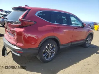 2021 Honda CR-V EX-L with VIN 2HKRW2H84MH646307, listed as a Copart auction lot 52990605 with 62,464 mi miles and Salvage Title. Bid and sale history available at DreamBid. Image 3.