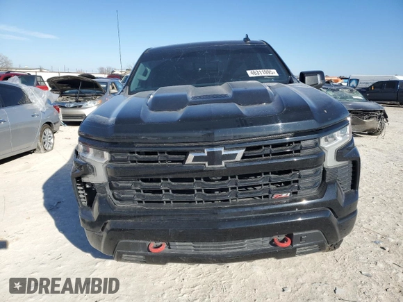 2022 Chevrolet Silverado 1500 LT Trail Boss with VIN 3GCUDFETXNG522679, listed as a Copart auction lot 46311095 with 50,531 mi miles and Salvage Title. Bid and sale history available at DreamBid. Image 5.