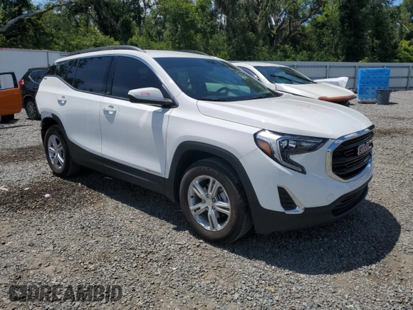 2020 GMC Terrain SLE with VIN 3GKALMEV0LL301726, listed as a Copart auction lot 61779595 with 42,015 mi miles and Salvage title. Bid and sale history available at DreamBid. Image 4.