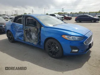 2020 Ford Fusion SE with VIN 3FA6P0HD1LR229004, listed as a Copart auction lot 54538675 with 49,447 mi miles and Salvage Title. Bid and sale history available at DreamBid. Image 4.