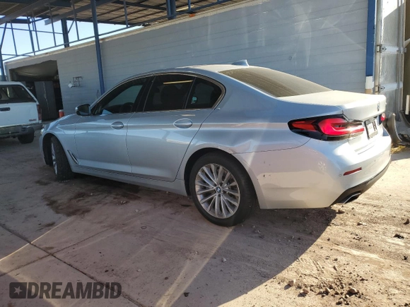 2021 BMW 5 Series 540i with VIN WBA53BJ05MCG02307, listed as a Copart auction lot 48250365 with 29,787 mi miles and Salvage Title. Bid and sale history available at DreamBid. Image 2.