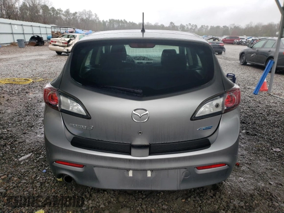 2013 Mazda 3 i Touring with VIN JM1BL1LP1D1831439, listed as a Copart auction lot 48286985 with 107,304 mi miles and Salvage Title. Bid and sale history available at carsss.com. Image 6.