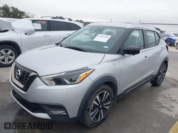 2019 Nissan Kicks S with VIN 3N1CP5CU0KL568570, listed as a IAAI auction lot 41562696 with 85,141 mi miles and . Bid and sale history available at carsss.com. Image 18.