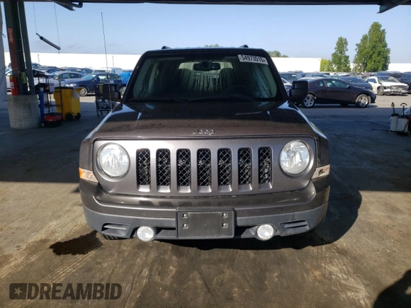 2017 Jeep Patriot Sport with VIN 1C4NJPBA5HD136386, listed as a Copart auction lot 54973515 with 214,172 mi miles and Clean Title. Bid and sale history available at carsss.com. Image 5.