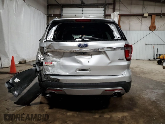 2017 Ford Explorer XLT with VIN 1FM5K8D80HGD76033, listed as a Copart auction lot 49769835 with 96,924 mi miles and Salvage Title. Bid and sale history available at DreamBid. Image 6.