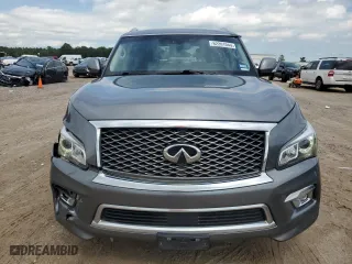 2016 Infiniti QX80 with VIN JN8AZ2NF7G9611575, listed as a Copart auction lot 62261044 with 120,151 mi miles and Salvage Title. Bid and sale history available at carsss.com. Image 5.