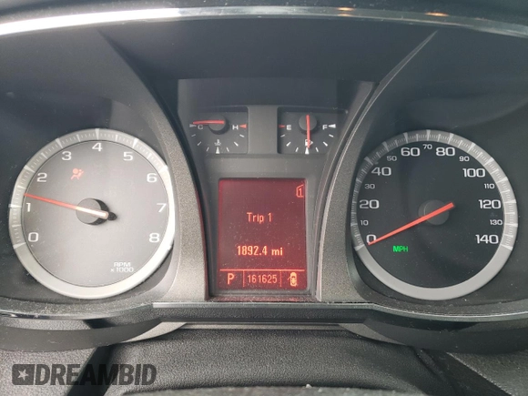 2010 GMC Terrain SLE-2 with VIN 2CTALDEW7A6399065, listed as a Copart auction lot 43065695 with 161,625 mi miles and Salvage Title. Bid and sale history available at carsss.com. Image 9.