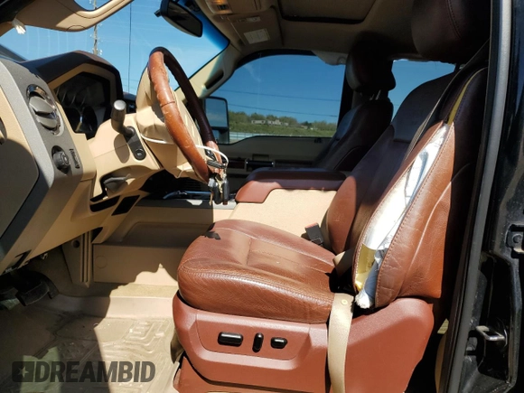 2011 Ford F-250 XL with VIN 1FT7W2BT3BEB29470, listed as a Copart auction lot 55161865 with 173,645 mi miles and Salvage title. Bid and sale history available at DreamBid. Image 7.