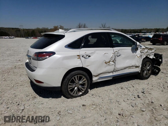 2014 Lexus RX 350 with VIN 2T2ZK1BA9EC147004, listed as a Copart auction lot 50054745 with 58,028 mi miles and Salvage Title. Bid and sale history available at DreamBid. Image 3.
