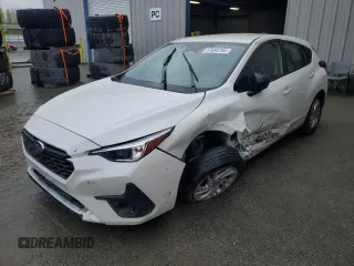 2024 Subaru Impreza z VIN JF1GUABC4R8335590, wystawiony jako Copart lot #51693765 z przebiegiem Nie podano mil oraz Szkoda całkowita • Salvage title. Historia ofert i sprzedaży dostępna na DreamBid. Obrazek 1.