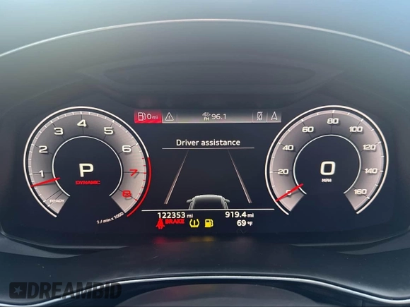 2019 Audi Q8 Premium with VIN WA1AVAF12KD018856, listed as a IAAI auction lot 42533449 with 122,353 mi miles and . Bid and sale history available at DreamBid. Image 7.