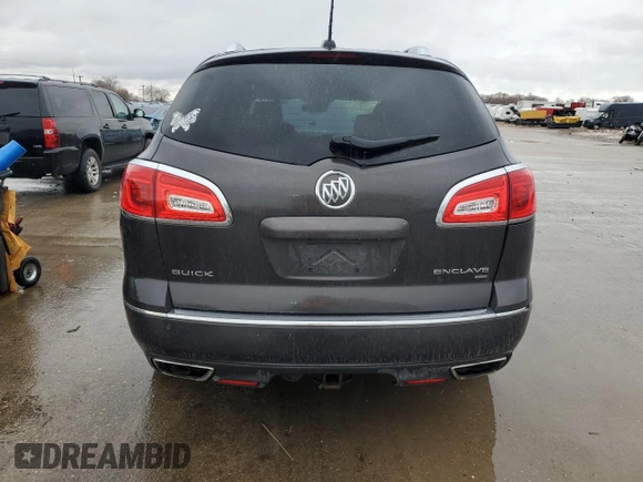 2016 Buick Enclave Leather with VIN 5GAKVBKDXGJ242466, listed as a Copart auction lot 45996885 with 137,721 mi miles and Salvage Title. Bid and sale history available at carsss.com. Image 6.