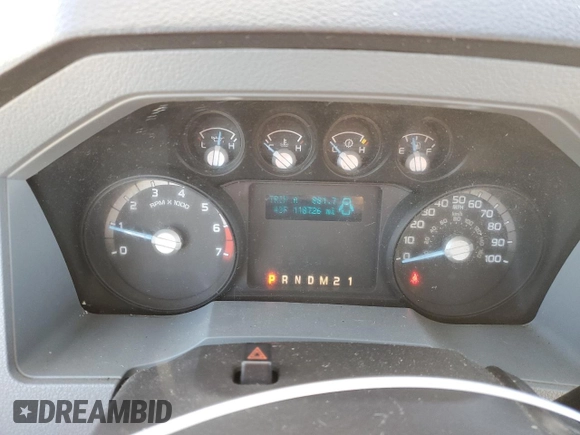 2014 Ford F-250 XL z VIN 1FTBF2B61EEB42257, wystawiony jako Copart lot #80532344 z przebiegiem 118 726 mil mil oraz Szkoda całkowita • Salvage title. Historia ofert i sprzedaży dostępna na DreamBid. Obrazek 9.