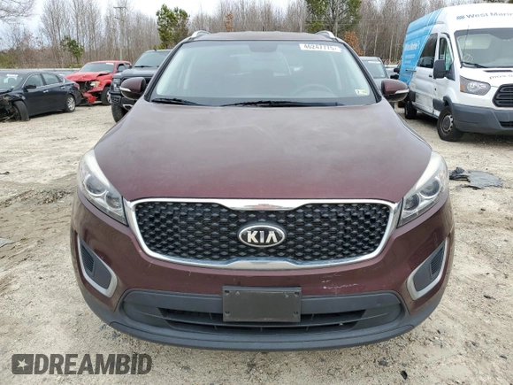 2016 Kia Sorento LX with VIN 5XYPG4A34GG181649, listed as a Copart auction lot 46247775 with 147,193 mi miles and Salvage Title. Bid and sale history available at carsss.com. Image 5.