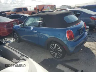 2023 MINI Convertible Cooper S with VIN WMW43DL00P3P78560, listed as a Copart auction lot 76618324 with 0 mi miles and Non Repairable. Bid and sale history available at carsss.com. Image 2.