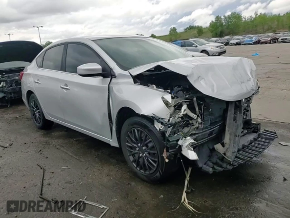 2017 Nissan Sentra S with VIN 3N1AB7AP5HY325038, listed as a Copart auction lot 58918975 with 164,232 mi miles and Salvage title. Bid and sale history available at DreamBid. Image 14.