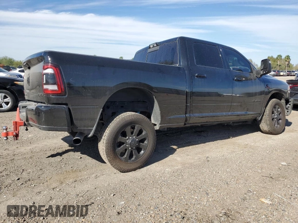2023 Ram 2500 Laramie with VIN 3C6UR5FL5PG529477, listed as a Copart auction lot 88447235 with 48,072 mi miles and Salvage Title. Bid and sale history available at carsss.com. Image 3.