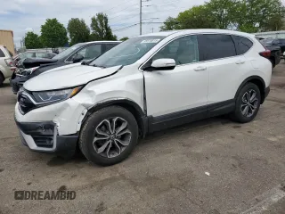 2021 Honda CR-V EX z VIN 5J6RW2H51ML000203, wystawiony jako Copart lot #55976815 z przebiegiem 72 057 mil mil oraz Szkoda całkowita • Salvage title. Historia ofert i sprzedaży dostępna na DreamBid. Obrazek 1.