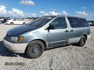 1999 Toyota Sienna CE with VIN 4T3ZF19CXXU159400, listed as a Copart auction lot 72435024 with 281,279 mi miles and Salvage Title. Bid and sale history available at carsss.com. Image 1.
