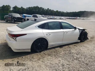 2018 Lexus LS with VIN JTHB5LFF7J5006548, listed as a Copart auction lot 63211874 with 0 mi miles and Salvage Title. Bid and sale history available at carsss.com. Image 3.