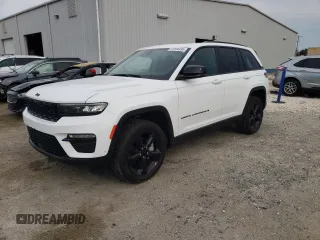 2023 Jeep Grand Cherokee Limited z VIN 1C4RJHBG2P8910144, wystawiony jako Copart lot #57204435 z przebiegiem 18 016 mil mil oraz Szkoda całkowita • Salvage title. Historia ofert i sprzedaży dostępna na DreamBid. Obrazek 1.